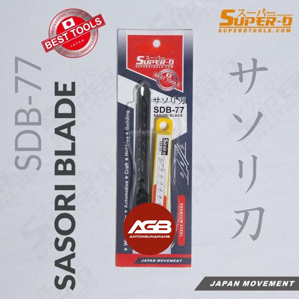 

Super D SDB-77 Sasori Blade Set Cutter dan Isi Cutter Runcing Premium