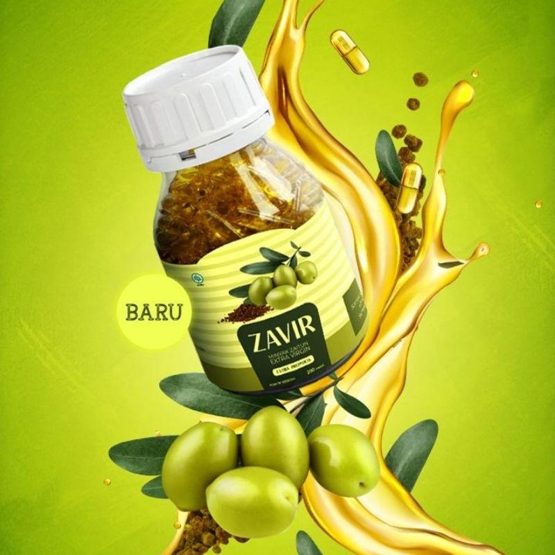 Minyak Zaitun Virgin plus Propolis ZAVIR 200 Kapsul