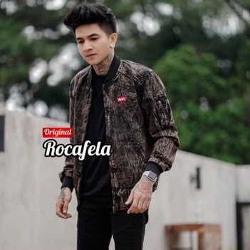 TURUN HARGA ! Jaket Jeans Sleting Rocafela Pria Rocafela Terlaris - ROCAFELA RAW- Jaket Motor