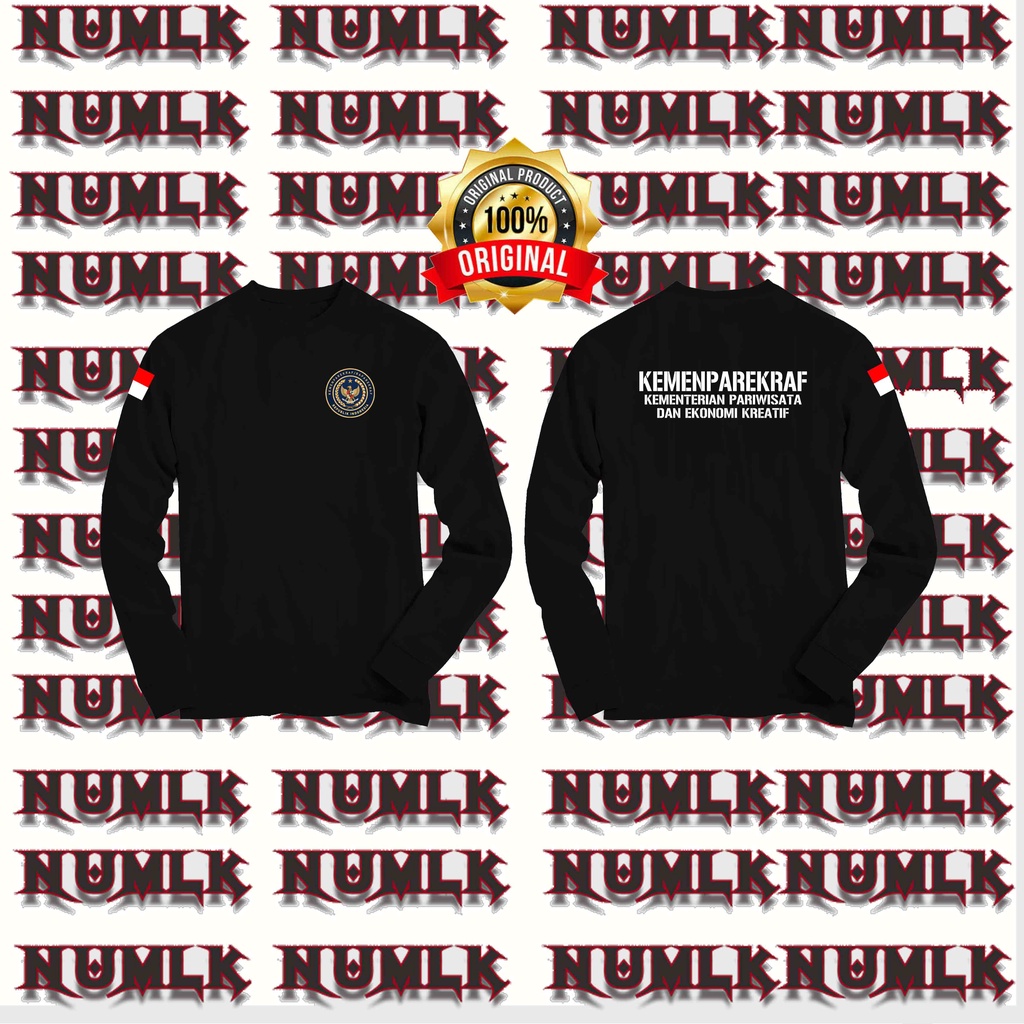 KAOS LENGAN PANJANG KEMENTERIAN PARIWISATA DAN EKONOMI KREATIF / KEMENPAREKRAF