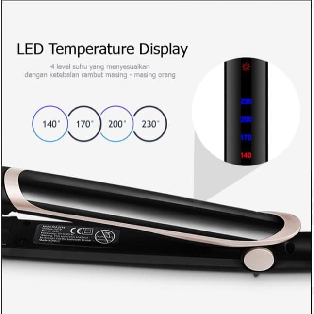 Infrared Hair Care HAIR STRAIGHTENER Kemei 2219