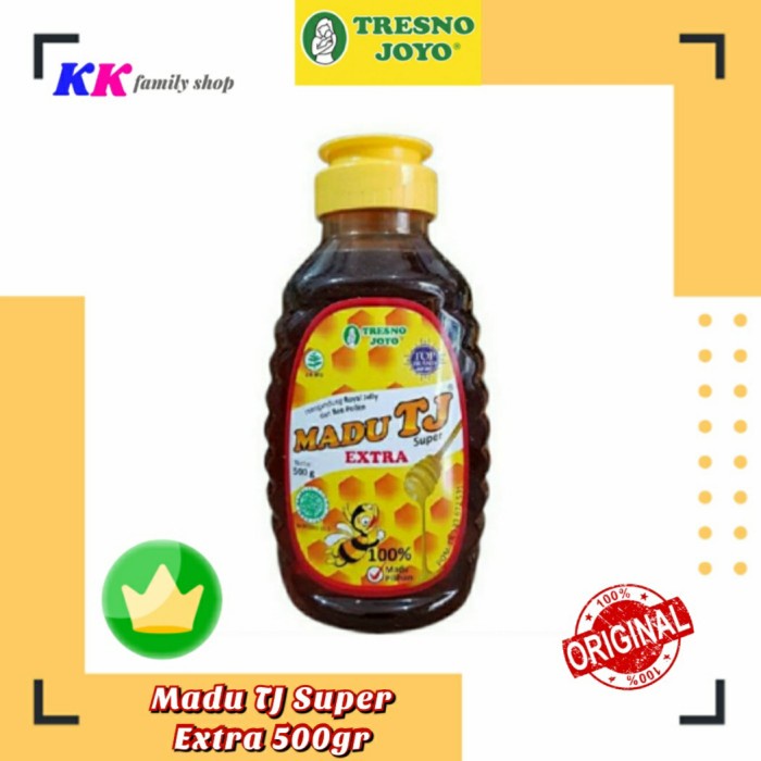 

(BISA COD) Madu TJ Extra Super 500 gr / Madu TJ Super TresnoJoyo - Super 500gr