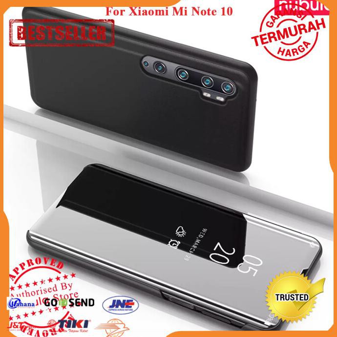 FLIP CASE XIAOMI MI CC9 PRO CC9PRO CLEAR VIEW MIRROR STANDING COVER