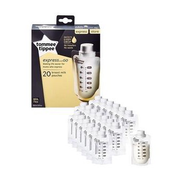 [SALE] Tommee Tippee Breast Milk Storage KAntong ASI 180ml Isi 20 pcs