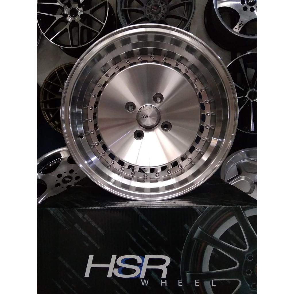 Velg Mobil Ring 16 HSR SASEBO H475 Silver Polish
