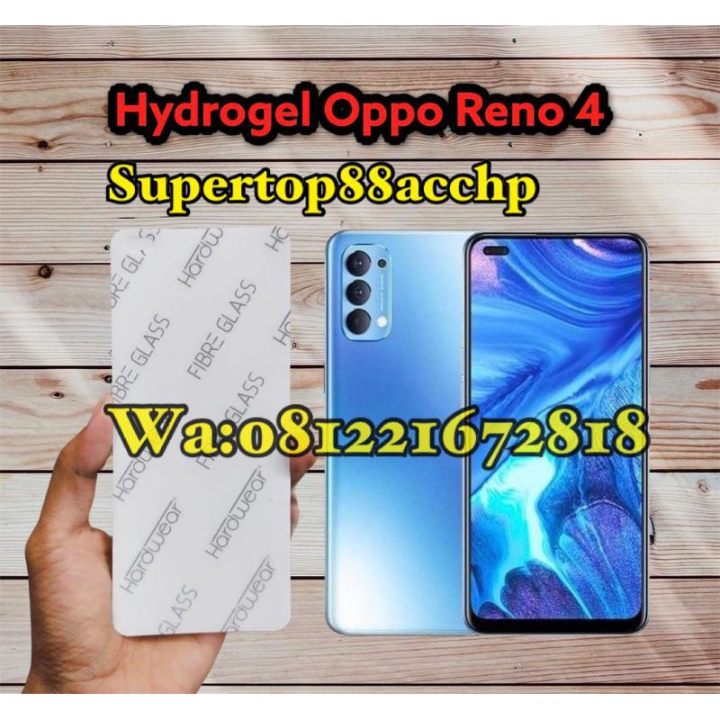 Oppo Reno 4 Anti Gores Hydrogel Full Screen Protector