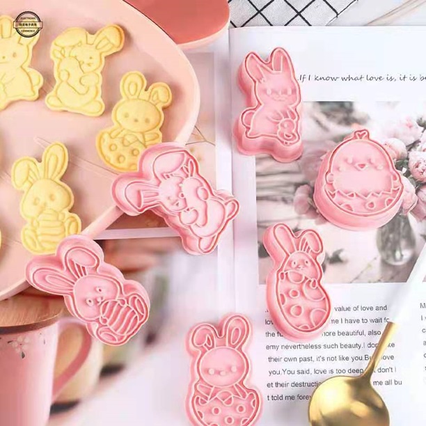 Cookie Cutter 3D Set Cetakan Cookies Lebaran Idul Fitri Christmas Hari Raya Natal Xmas Motif Animal Onta Kelinci Ikan Barongsai Santa Claus Cookies Kue Kering