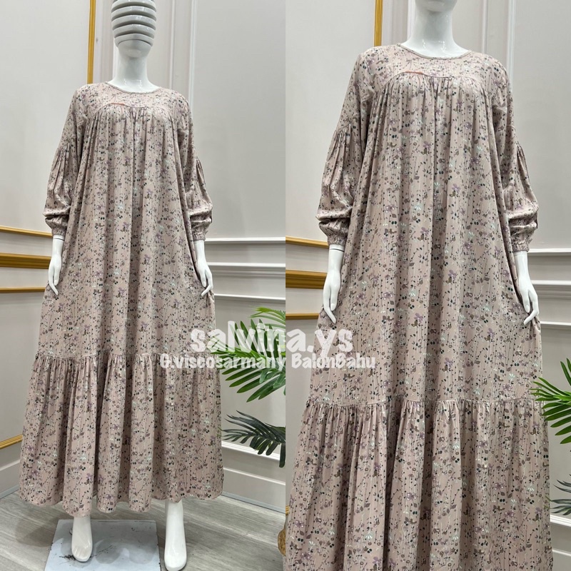 GAMIS MOTIF TANGAN BALON 2 SALVINA
