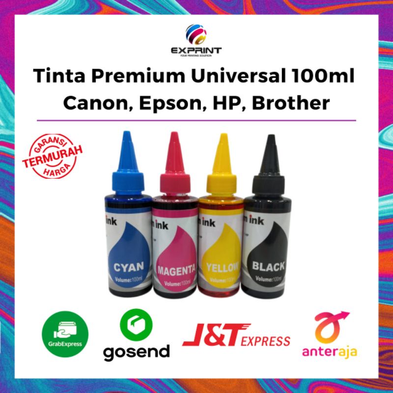 Printer Canon A3 IX6770+Infus Tabung Bening dengan Tinta Premium