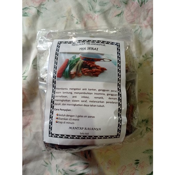 

MINUMAN TRADISIONAL TEH SERAI / 1 PACK ISI 10 PCS