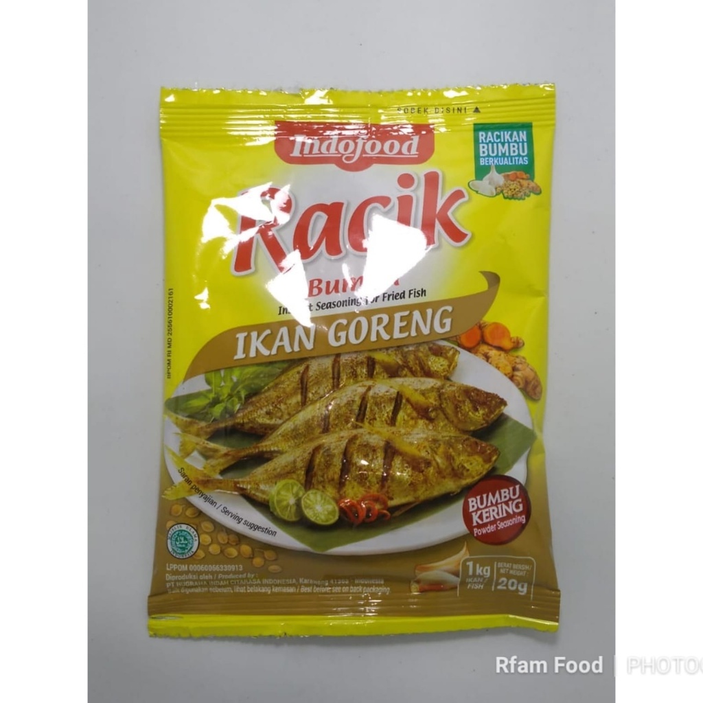 

INDOFOOD RACIK BUMBU IKAN GORENG SACHET SEASONING BUMBU KERING INSTANT SEASONING