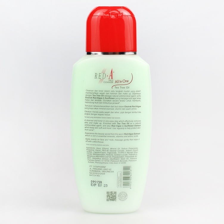 RED - A ALL IN ONE FACE CLEANSER ACNE 125 ML