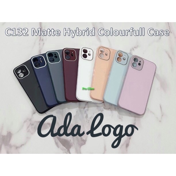 C132 Iphone 11 / 11 PRO / 11 PRO MAX / 12 / 12 MINI / 12 PRO / 12 PRO MAX Matte Colourfull Hybrid Silicone Case