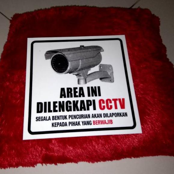 Acrylic Perlengkapan Rumah, Kantor, dll sign kabel dilengkapi cctv 20x20