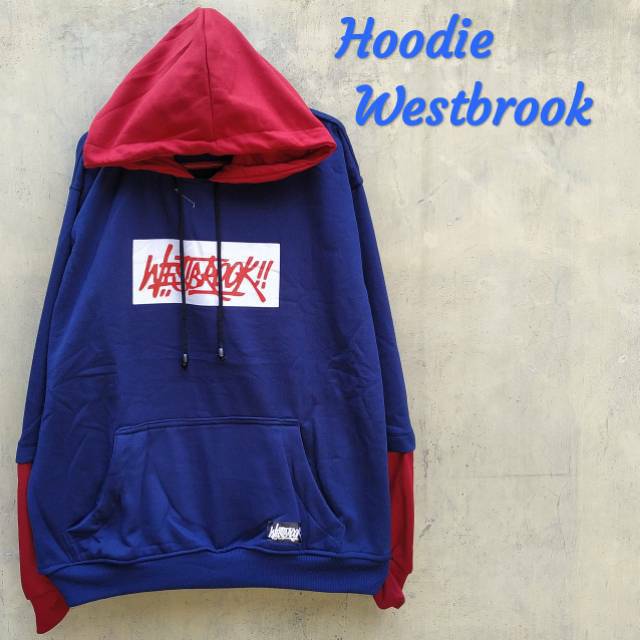 hoodie westbrook navy kombinasi