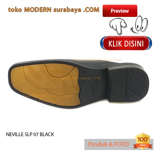 NEVILLE SLP 07 BLACK Sandal Pria Slip On Casual