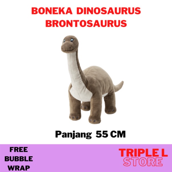 

Unik Boneka Dinosaurus Dino Brontosaurus Panjang 55 cm JTLK Berkualitas