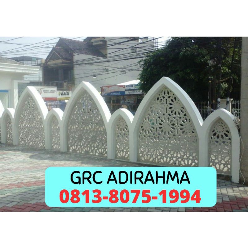 ORNAMEN GRC UNTUK PAGAR/ GRC KRAWANGAN UNTUK PAGAR/ GRC MOTIF MINIMALIS