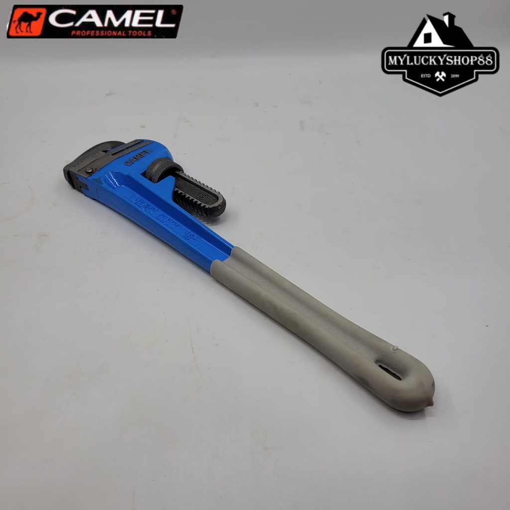 Camel Kunci Pipa Ledeng 18 Inch Pipe Wrench Saluran Air Pembuka Baut