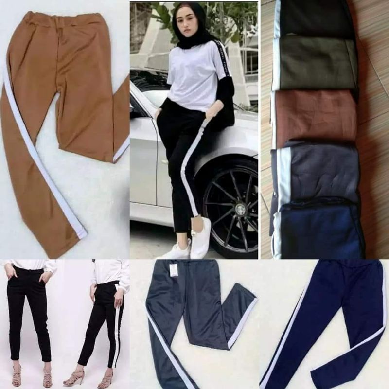 CELANA SCUBA PANTS LIST/ PANTS LIST/ CELANA SCUBA LIST PUTIH