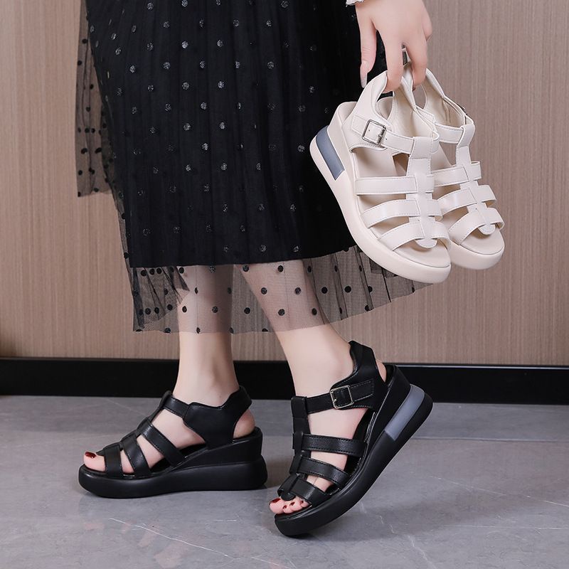 Permata  Sandal Wedges Wanita Import M928 Premium Quality