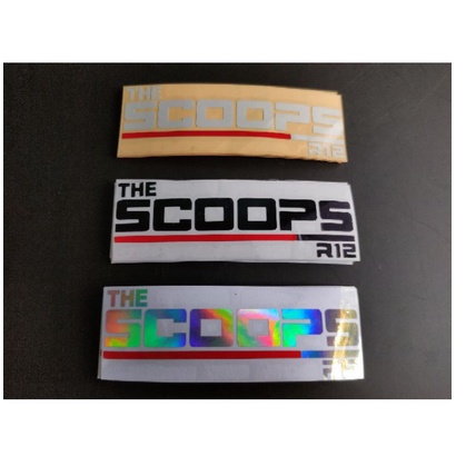STICKER  THE  SCOOPS  R 12 STICKER  SCOOPY