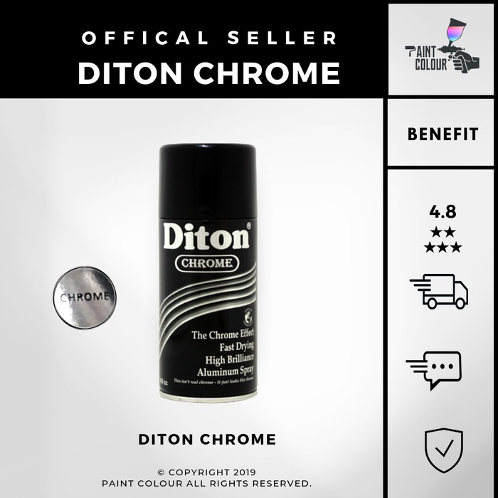 Diton Chrome Cat Semprot/Pylox/Samurai Motor/Helm/Gundam