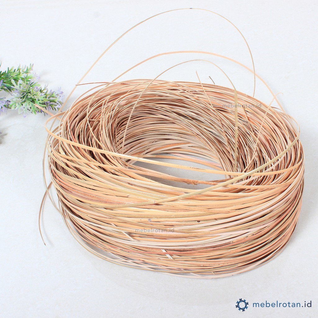 BAHAN TALI ROTAN LESIO KULIT ALAMI | RATTAN PEEL 2-5 MM BAHAN KERAJINAN ROTAN