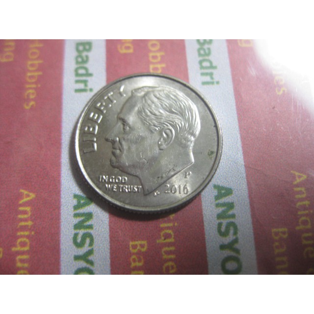 Koin Amerika 1 Dime 2016P Iklan H596