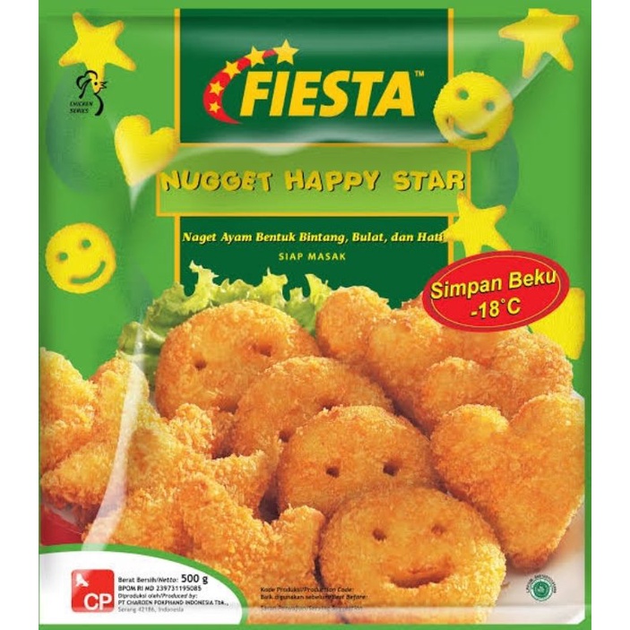 # FSFF # [Instan] Nugget Fiesta Happy Star | Fiesta Chicken Nugget 250g 500g