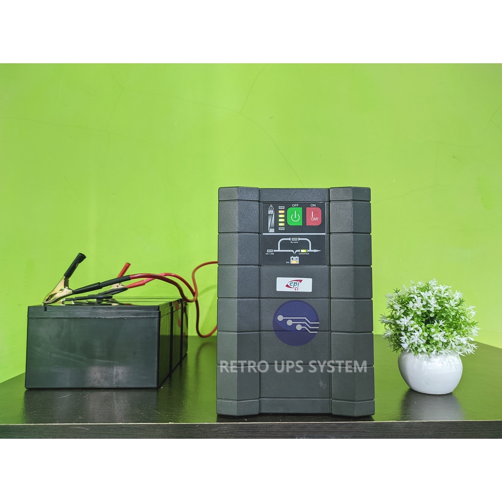 UPS Modifikasi EPI-CI 1KVA PSW 1000VA 700Watt 36V Modif Aki External