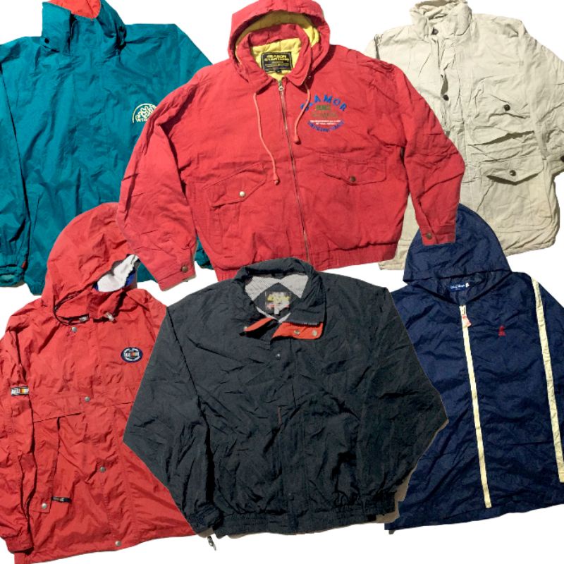 JAKET VINTAGE CASUAL THRIFT / JAKET SECOND MURAH / JAKET THRIFT MURAH / HARRINGTON / PARASUT / WORK 