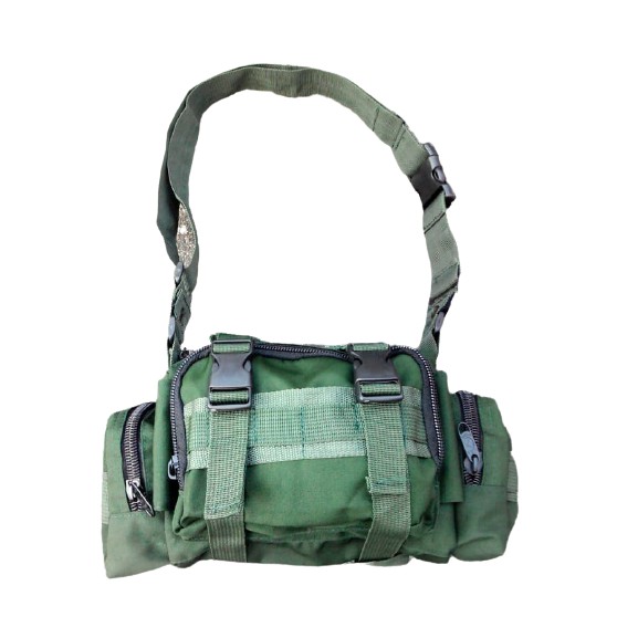 Tas Selempang Hijau TNI Sling Bag HIjau Army