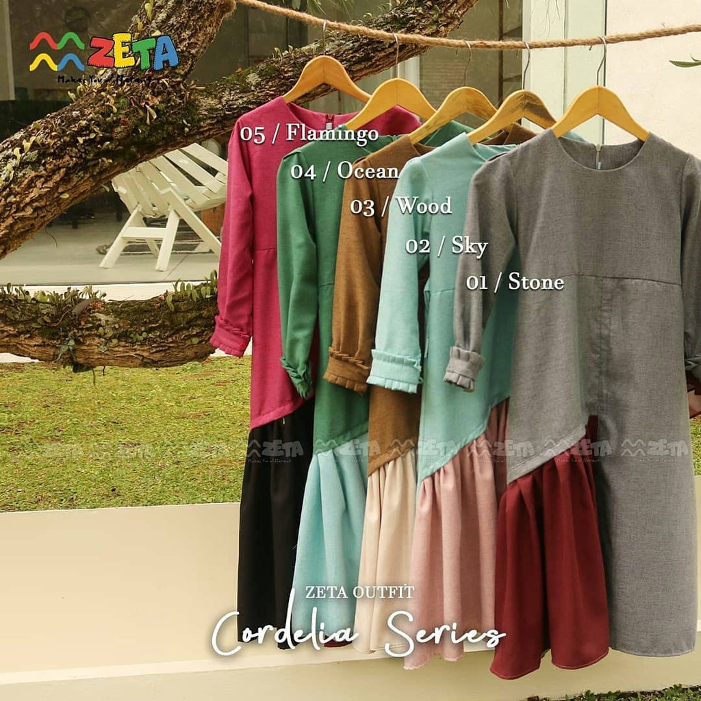 GAMIS ANAK MURAH ZETA CORDELIA SERIES ORIGINAL by ZETAOUTFIT ORIGINAL