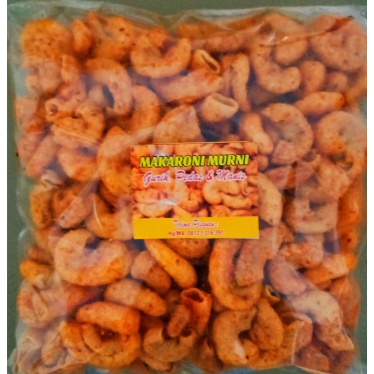 

makaroni murni mekar kecil pedas