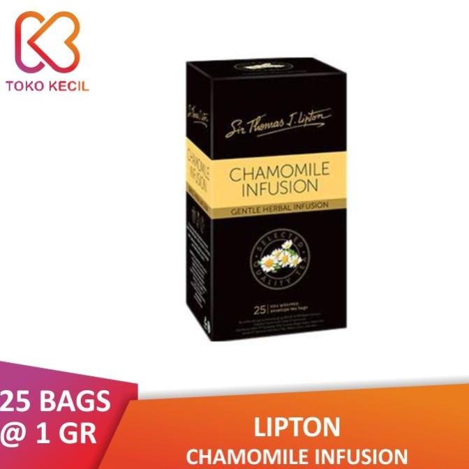 

[ COD ] Lipton Chamomile Infusion (25 Bags @1 GR) OBRAL Kode 1185