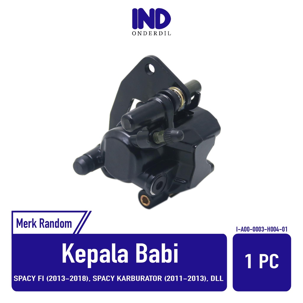 Kepala-Pala Babi Kaliper Cakram Beat FI K25A-eSP-Pop &amp; Spacy FI-Karbu &amp; Vario Techno 125 FI CBS ISS-STD-Helm In