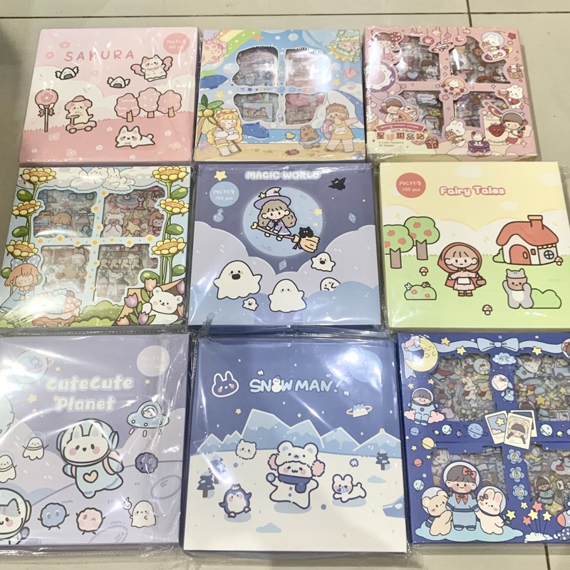 

(1 SHEET/LEMBAR) STICKER LUCU AESTHETIC KAWAII STIKER CUTE TUMBLR BINATANG ORANG LUCU PER LEMBAR MURAH