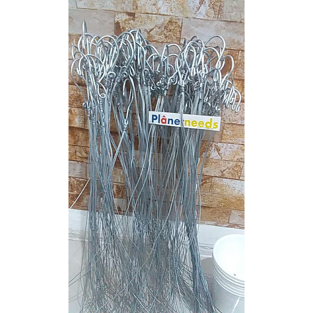 TALI KAWAT GANTUNGAN POT 50 CM KAKI 3 ALUMINIUM | KAWAT GANTUNG POT 50CM