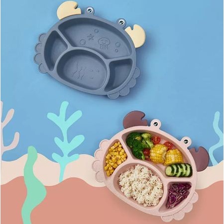 DD - CHILDRENS CRAB PLATE FOR FOOD / PIRING MAKAN ANAK