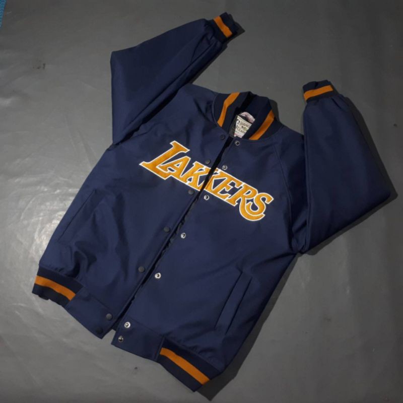 VARSITY JACKET BOMBER LAKERS NAVY