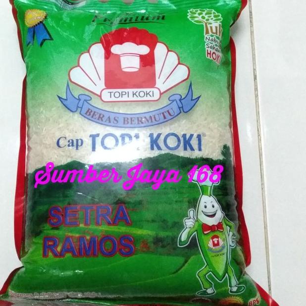 

➳ Beras Bermutu Cap TOPI KOKI SETRA RAMOS Premium 5 kg ♀