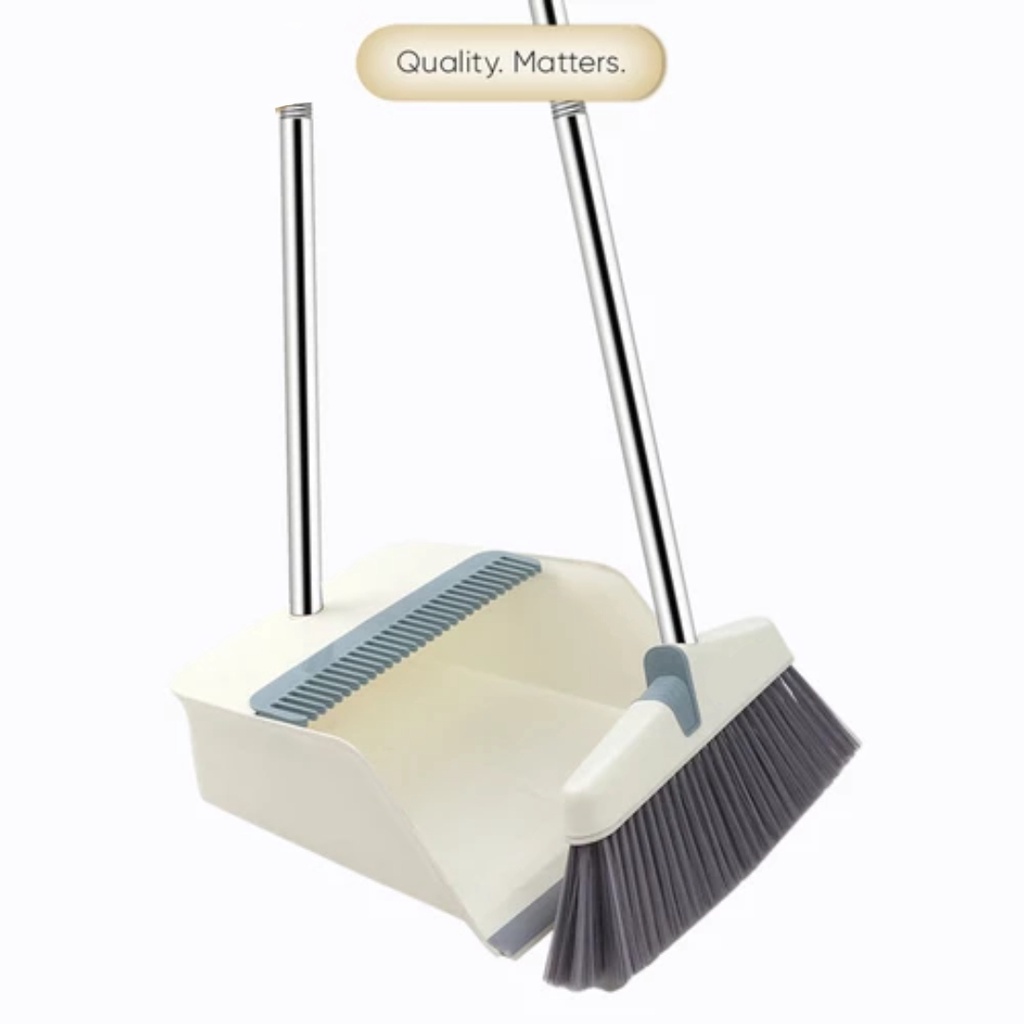 Sapu Pengki Lipat Broom Set Dustpan Sapu Pengki Lantai Alat Pembersih