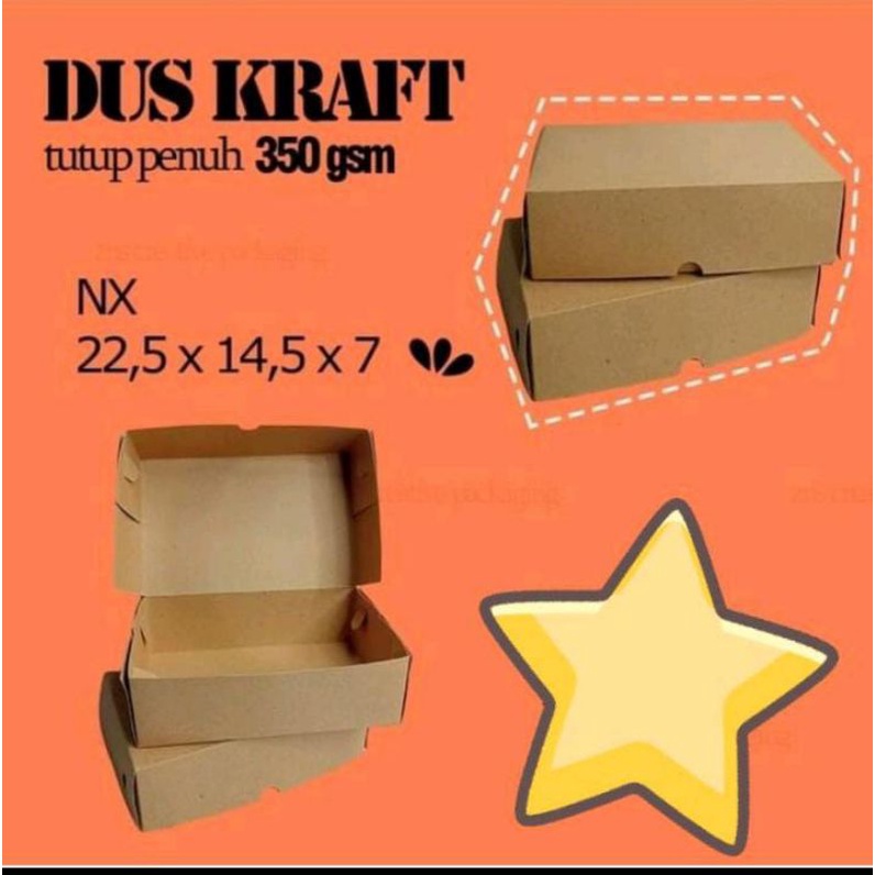 

dos Kraft NX 350gsm coklat