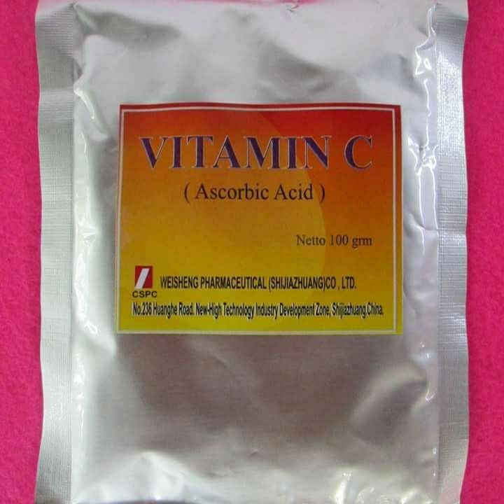 Boster Vitamin C Ascorbic Acid 100 gram Vitamin Obat Ikan Udang Hewan