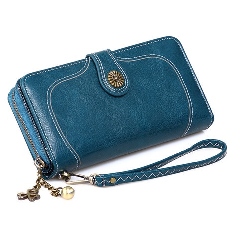 DOMPET PESTA WANITA KULIT BIRU NELLA WA043B3 TALI PREMIUM FASHION BRANDED IMPORT KOREA MURAH BATAM