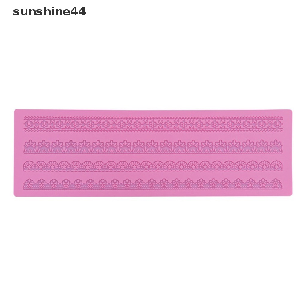 Sunshine Cetakan Kue / Fondant Bahan Lace Untuk Dekorasi Pernikahan