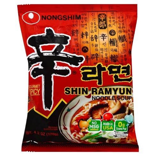 

Mie Korea Instan Nong shim Shin Ramyun Spicy Mushroom