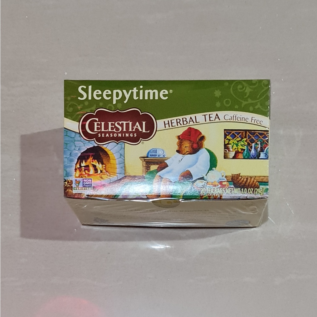 Teh Sleepytime Celestial Seasonings Herbal Tea Caffeine Free 20 x 1,45 Gr