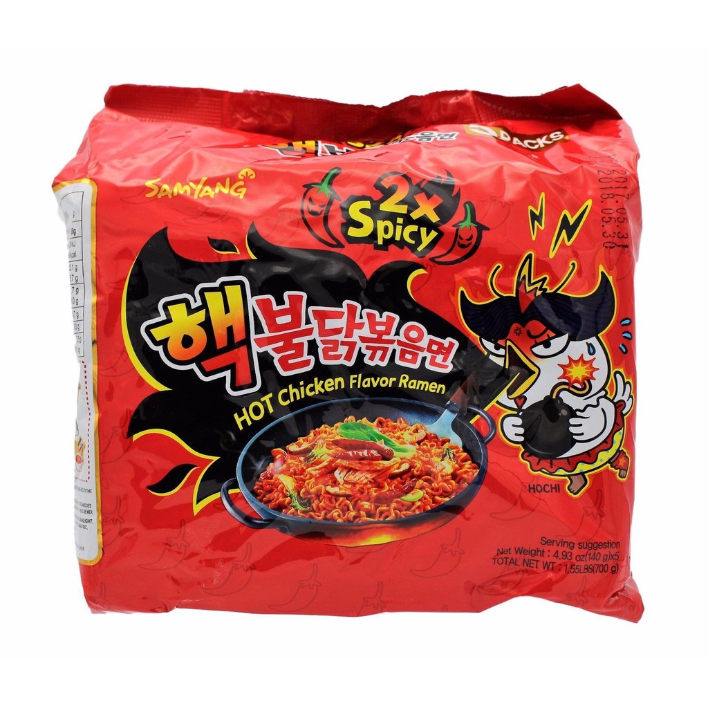 

SAMYANG Hot Chicken Flavour Ramen 140 gram x 2 pcs